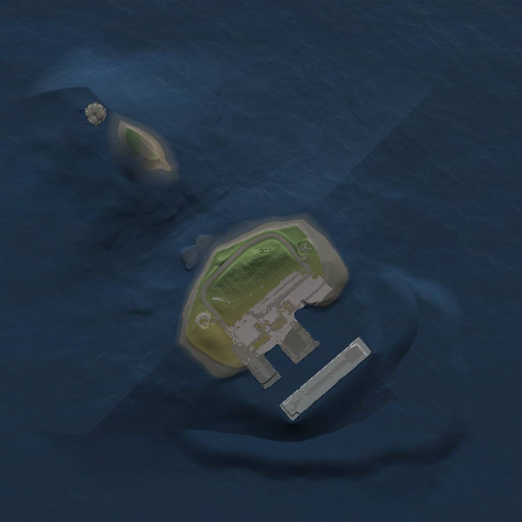 Rust Map: Procedural Map, Size: 1000, Seed: 123213, 2 Monuments