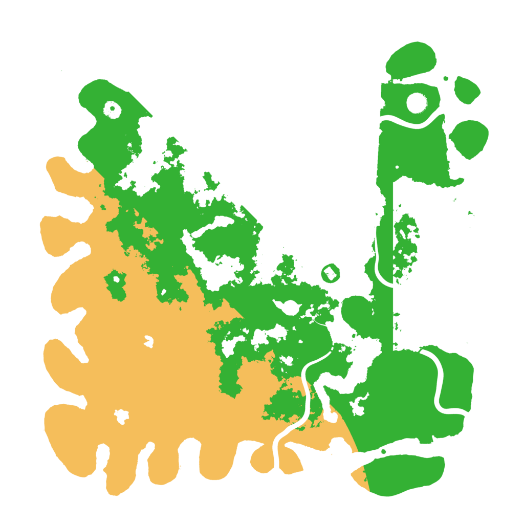 Biome Rust Map: Procedural Map, Size: 4500, Seed: 214783659