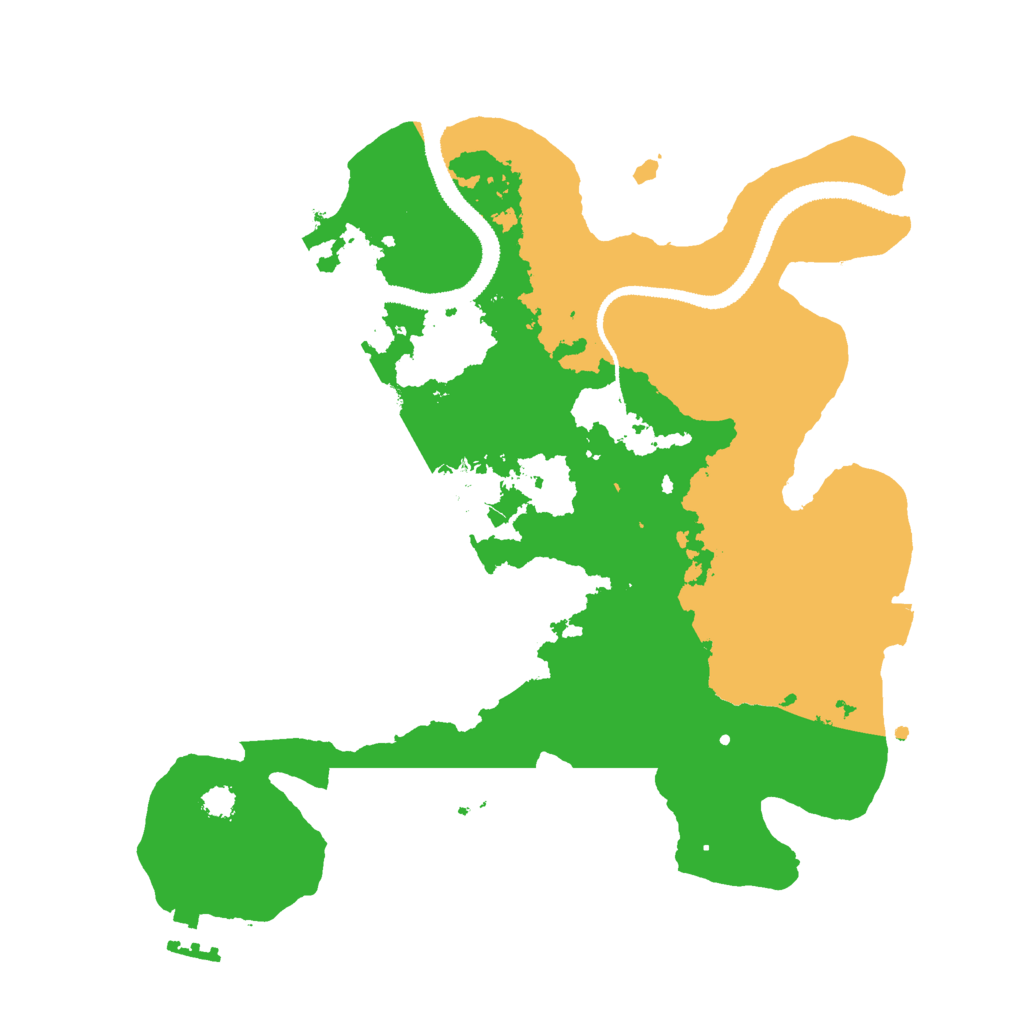 Biome Rust Map: Procedural Map, Size: 2850, Seed: 50001