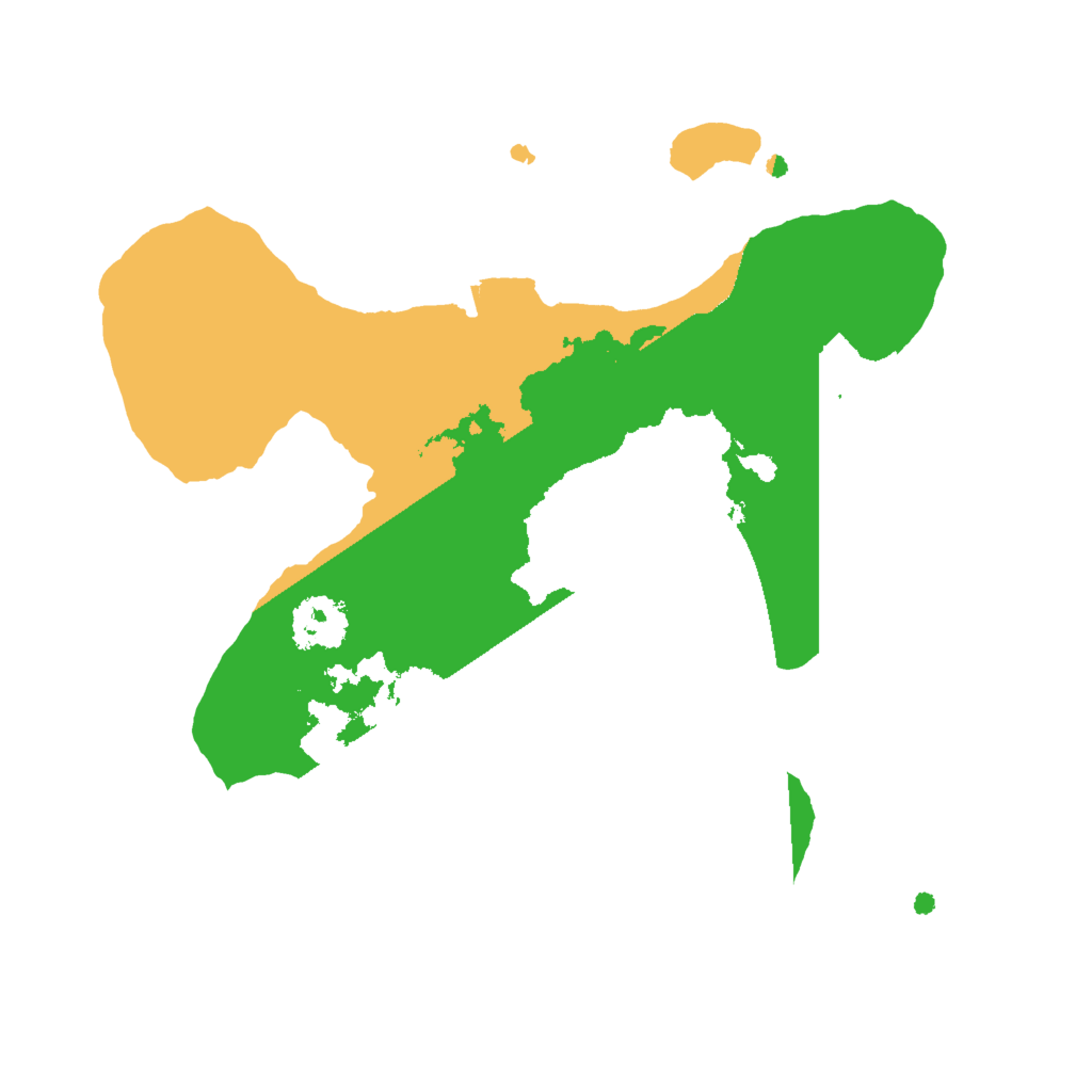 Biome Rust Map: Procedural Map, Size: 2000, Seed: 1797057255