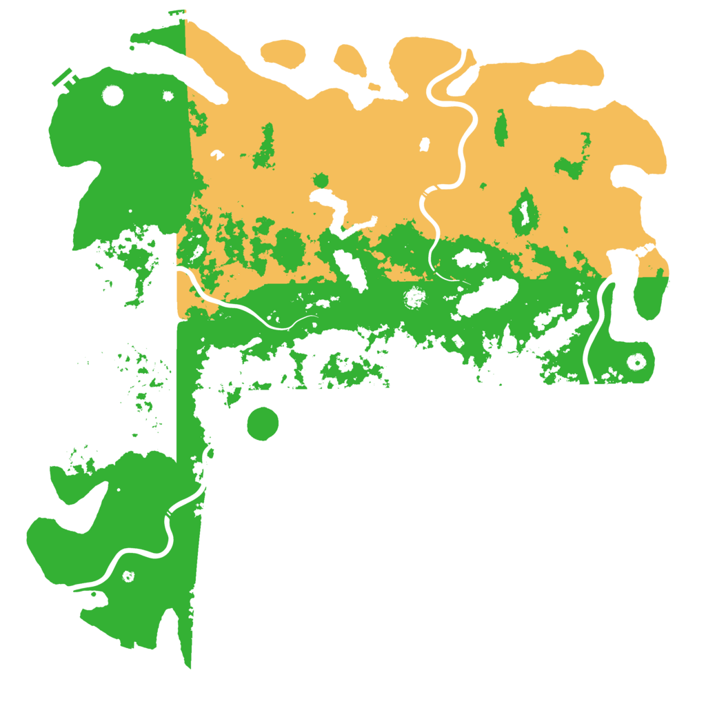 Biome Rust Map: Procedural Map, Size: 6000, Seed: 297774496