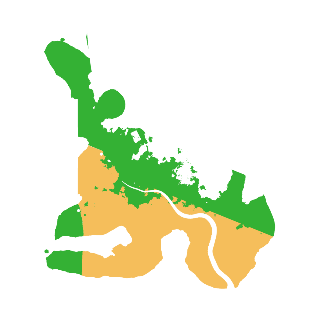 Biome Rust Map: Procedural Map, Size: 3000, Seed: 583576