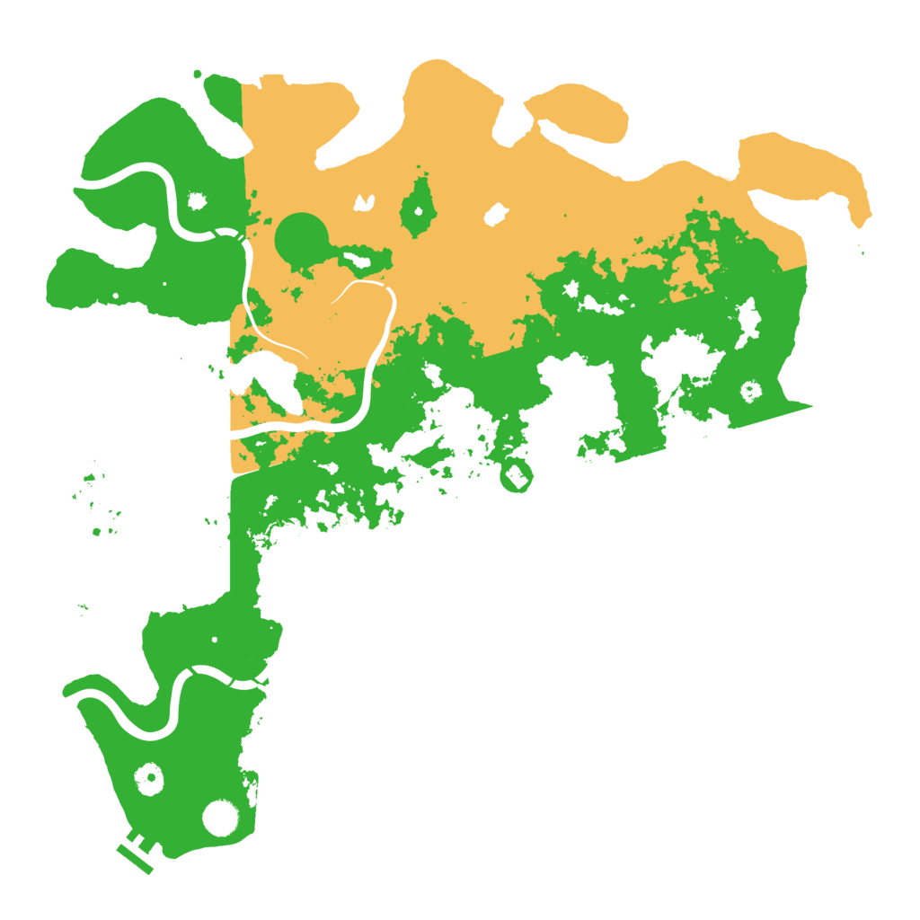 Biome Rust Map: Procedural Map, Size: 4500, Seed: 1115780805