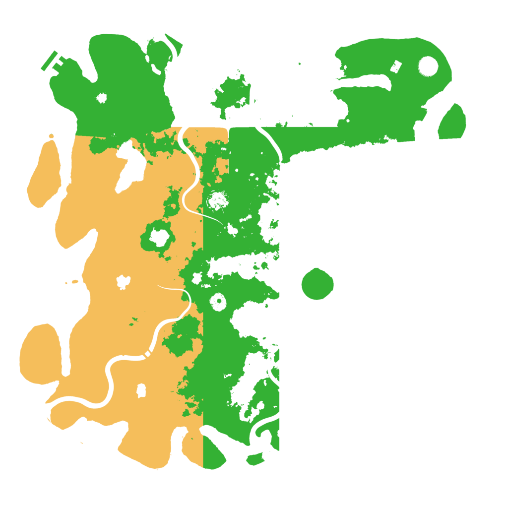 Biome Rust Map: Procedural Map, Size: 4500, Seed: 64535