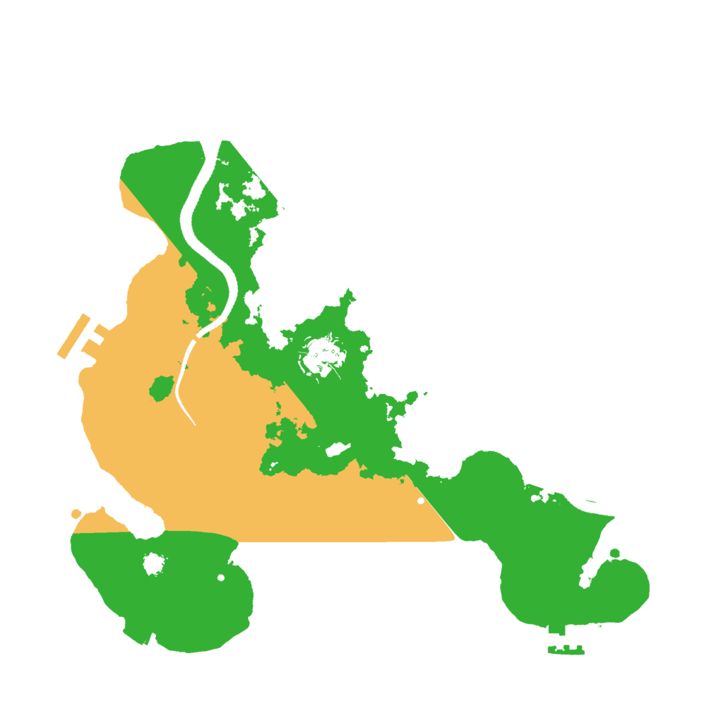 Biome Rust Map: Procedural Map, Size: 3000, Seed: 188888