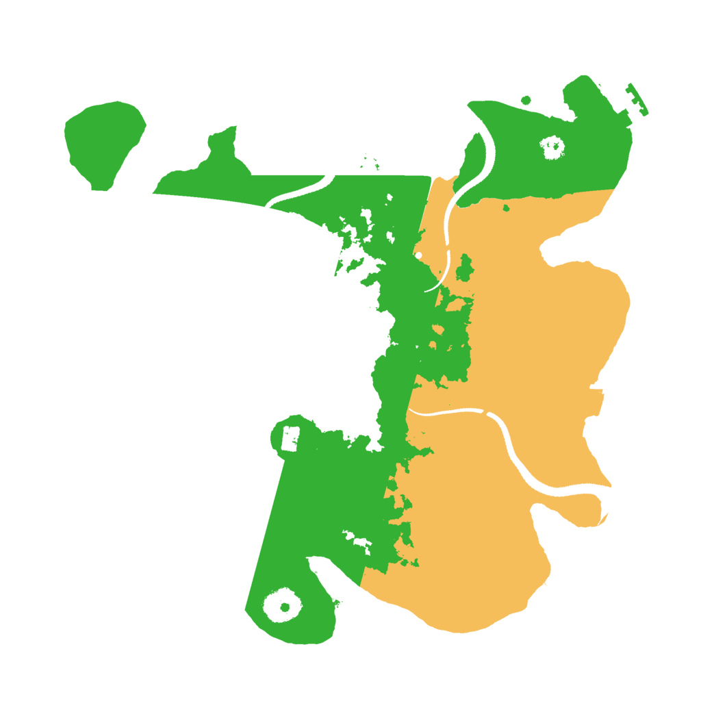 Biome Rust Map: Procedural Map, Size: 3000, Seed: 138162231