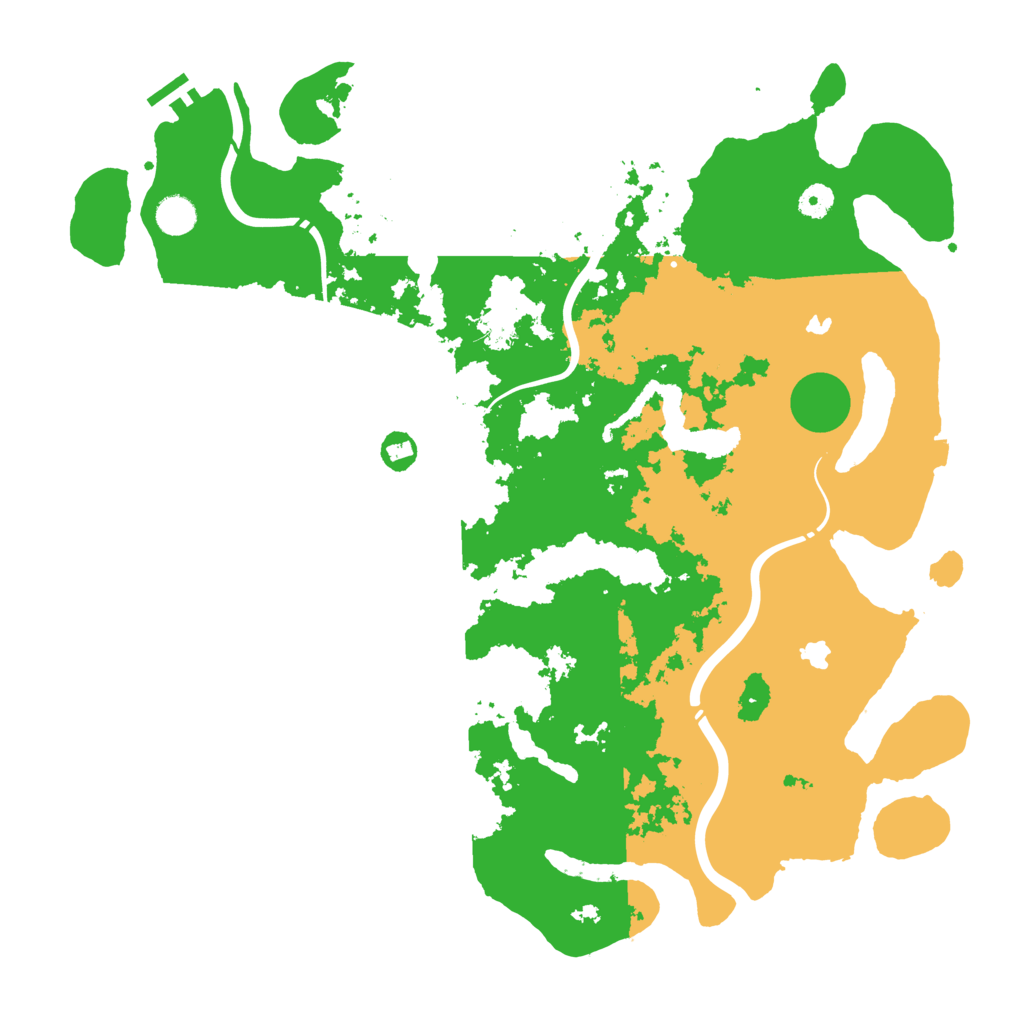 Biome Rust Map: Procedural Map, Size: 4500, Seed: 1025576569