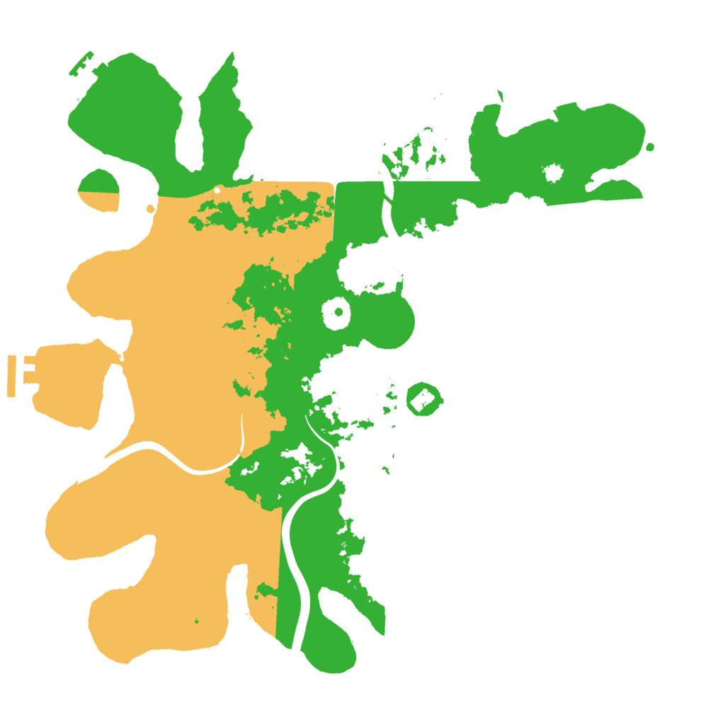 Biome Rust Map: Procedural Map, Size: 3500, Seed: 1733836507