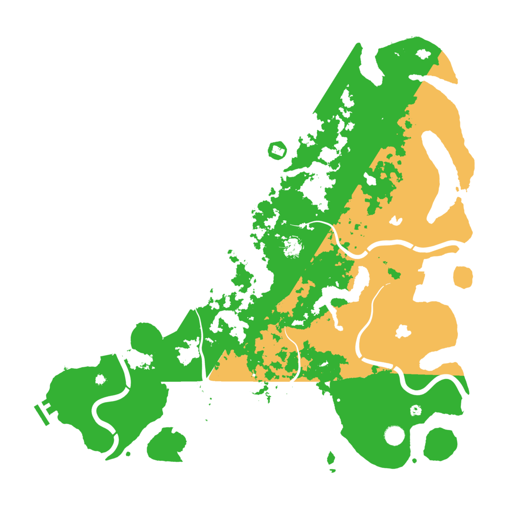 Biome Rust Map: Procedural Map, Size: 4500, Seed: 307650394