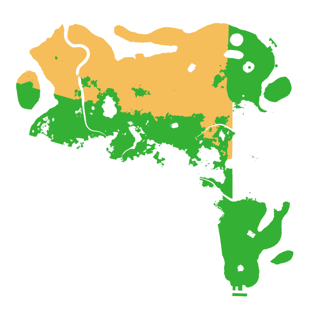 Biome Rust Map: Procedural Map, Size: 4250, Seed: 1239754