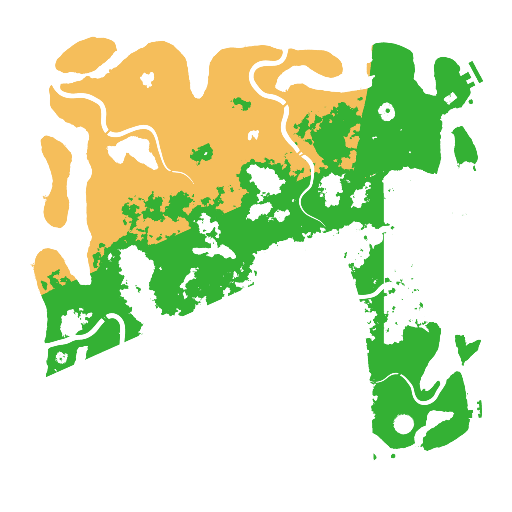 Biome Rust Map: Procedural Map, Size: 4500, Seed: 1173207256