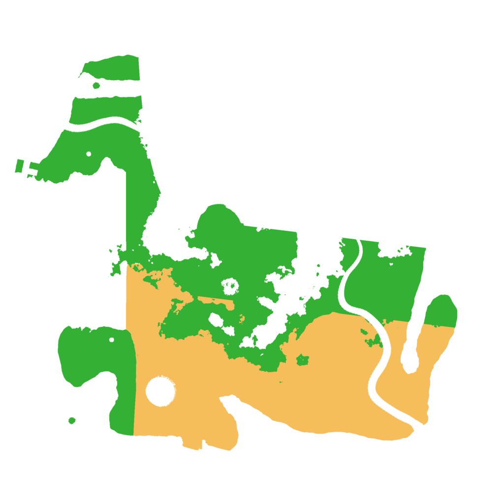 Biome Rust Map: Procedural Map, Size: 3000, Seed: 471164905