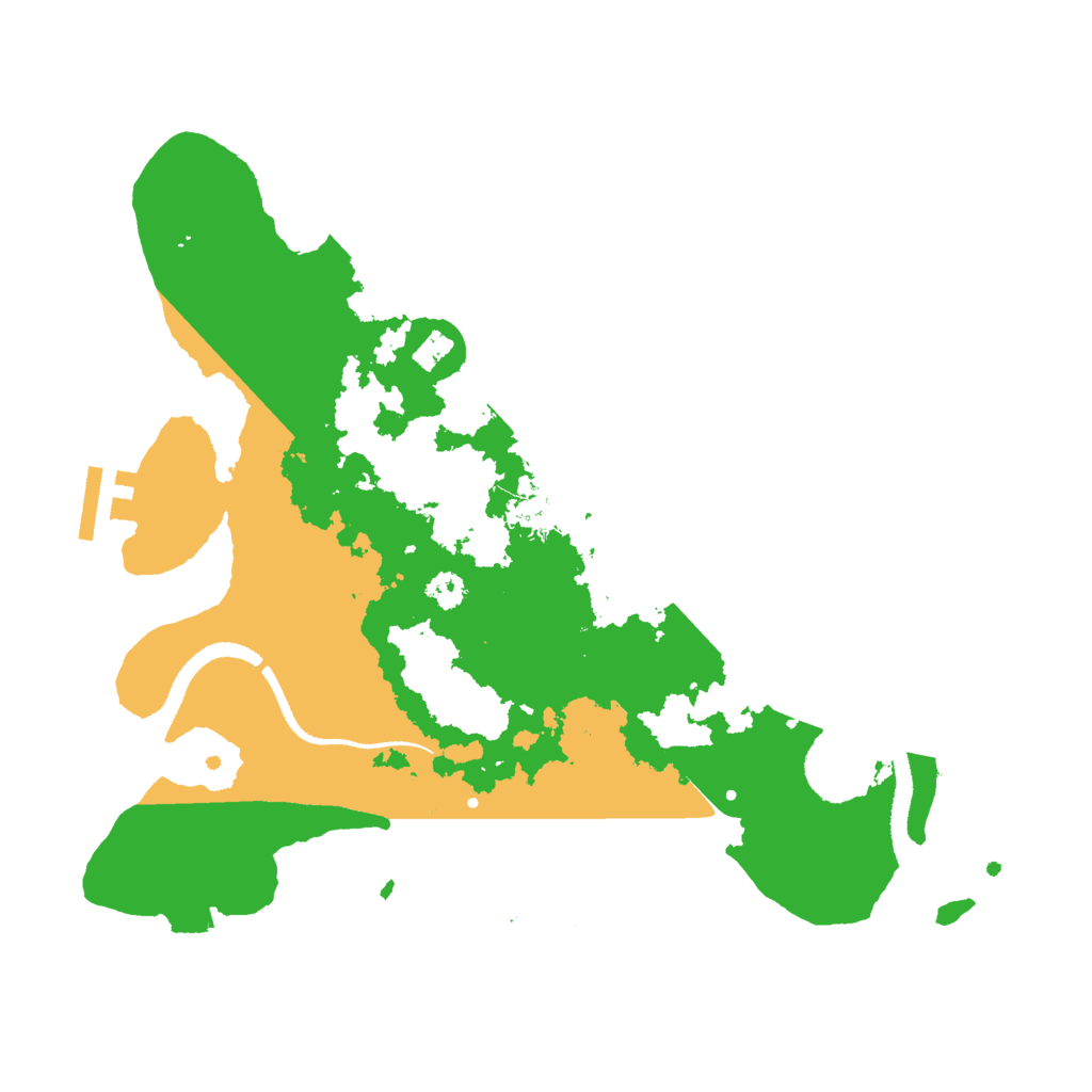 Biome Rust Map: Procedural Map, Size: 3000, Seed: 445948691
