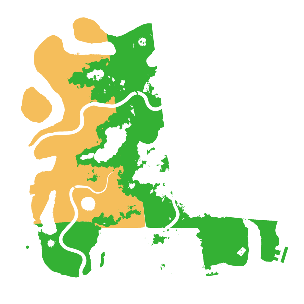 Biome Rust Map: Procedural Map, Size: 3800, Seed: 453246804