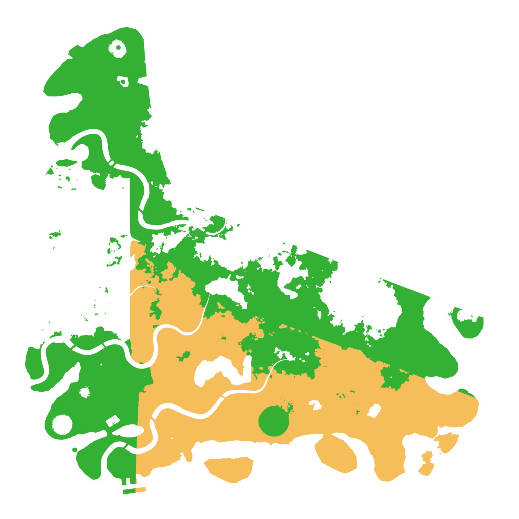 Biome Rust Map: Procedural Map, Size: 4500, Seed: 13231