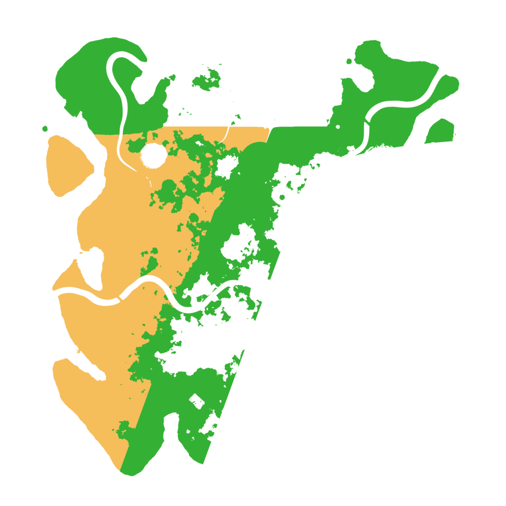 Biome Rust Map: Procedural Map, Size: 3650, Seed: 1473111709