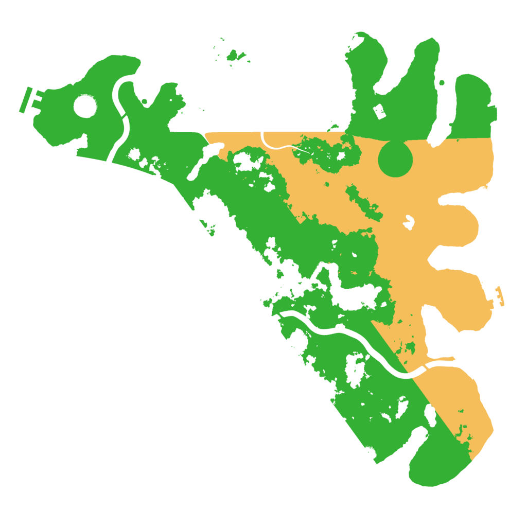 Biome Rust Map: Procedural Map, Size: 4000, Seed: 18412