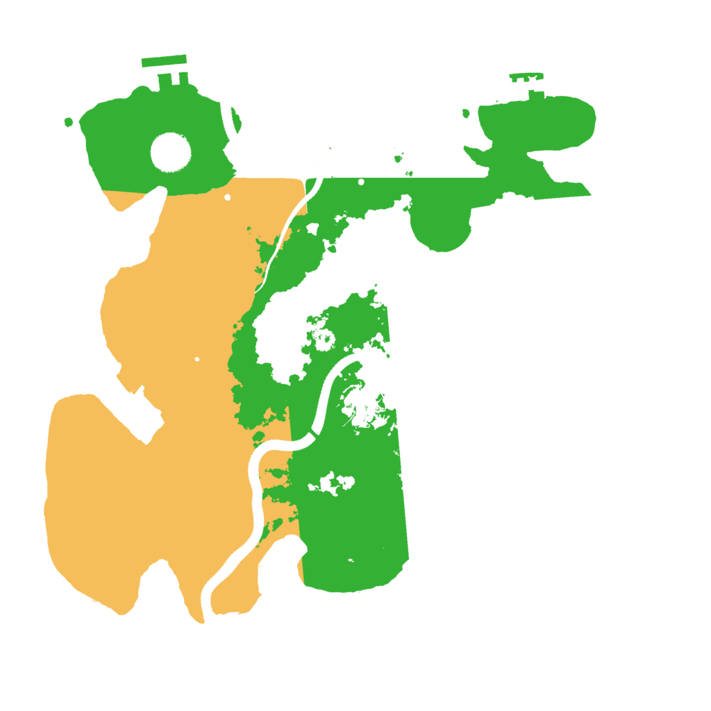 Biome Rust Map: Procedural Map, Size: 3200, Seed: 1638869758