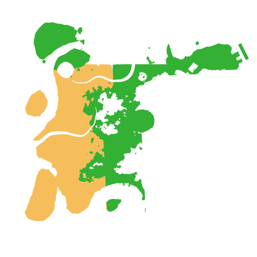 Biome Rust Map: Procedural Map, Size: 3000, Seed: 15042026