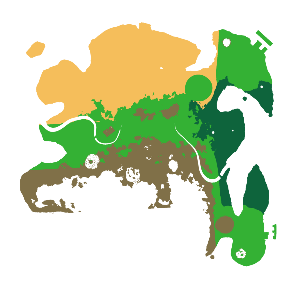 Biome Rust Map: Procedural Map, Size: 3000, Seed: 1717531225