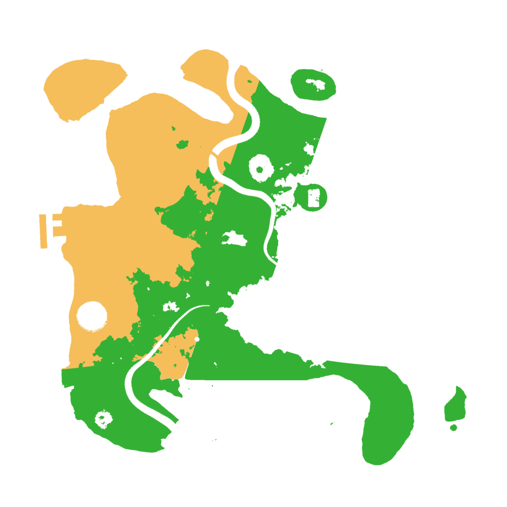 Biome Rust Map: Procedural Map, Size: 3000, Seed: 2081770647