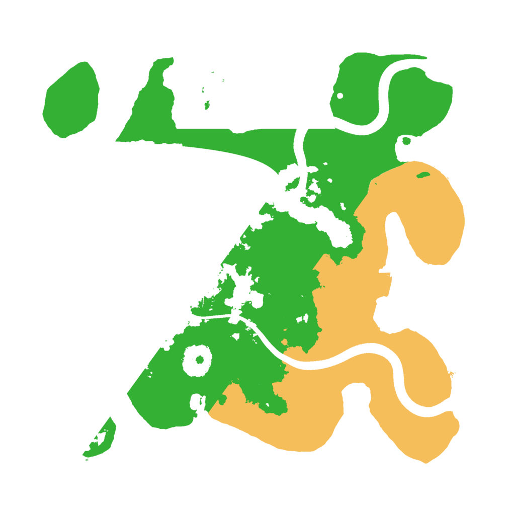 Biome Rust Map: Procedural Map, Size: 2500, Seed: 1545025620