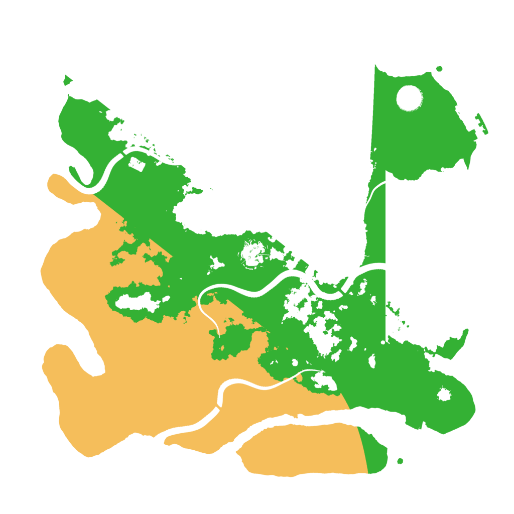 Biome Rust Map: Procedural Map, Size: 3500, Seed: 502896534