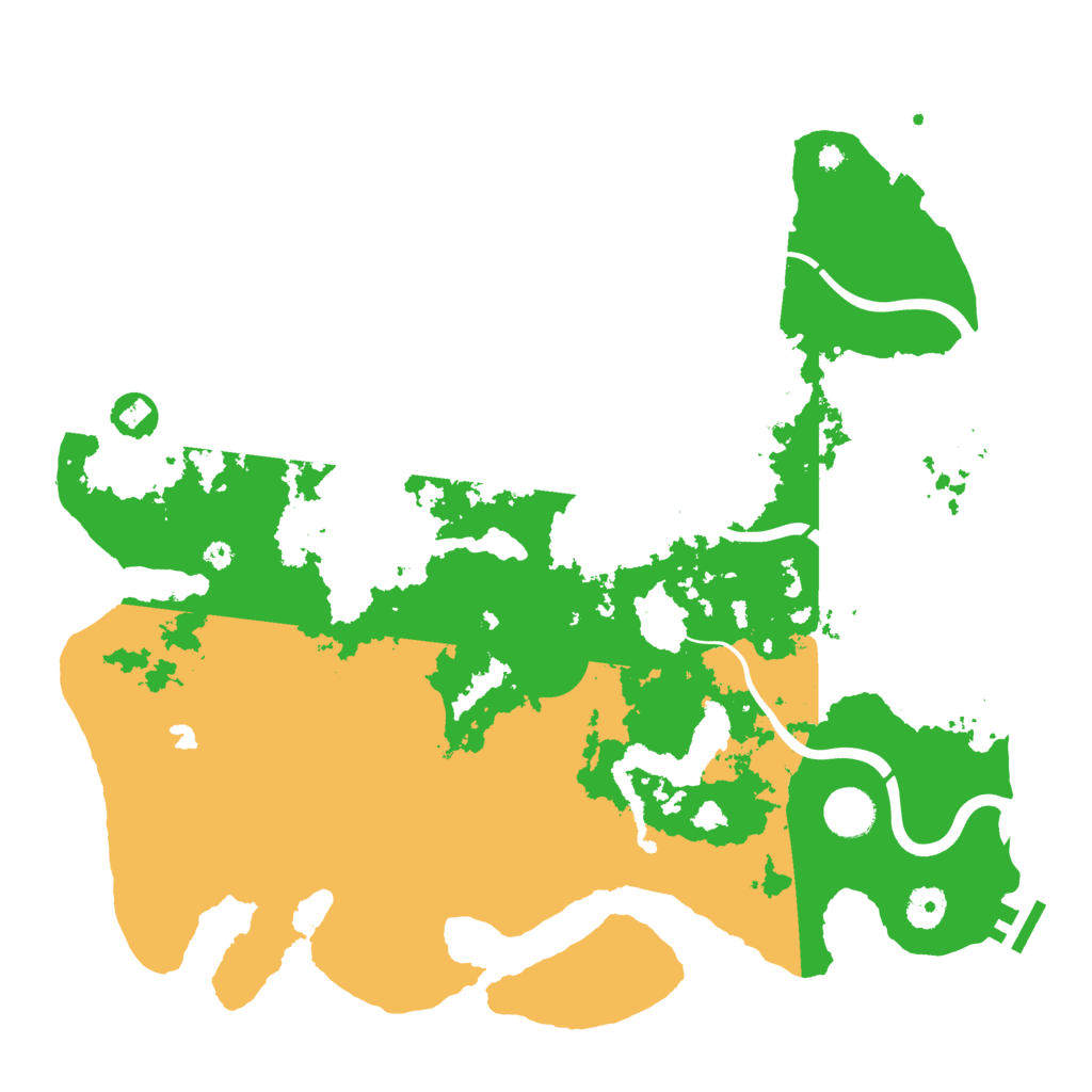 Biome Rust Map: Procedural Map, Size: 4000, Seed: 49852