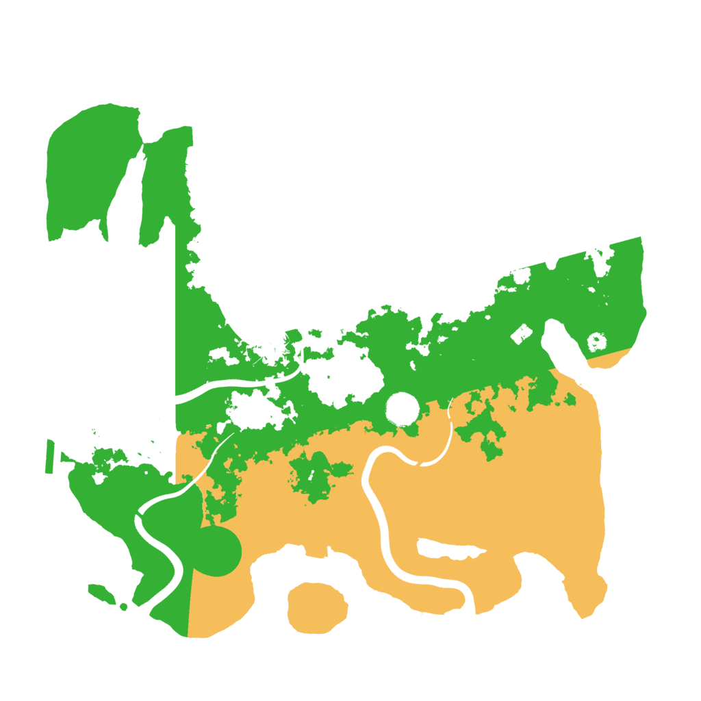 Biome Rust Map: Procedural Map, Size: 3700, Seed: 647615294