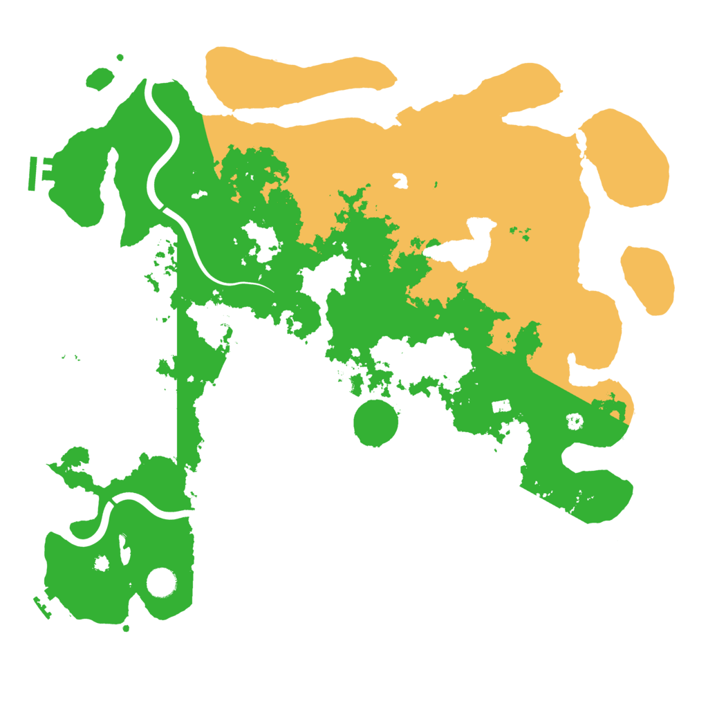 Biome Rust Map: Procedural Map, Size: 4200, Seed: 84928492