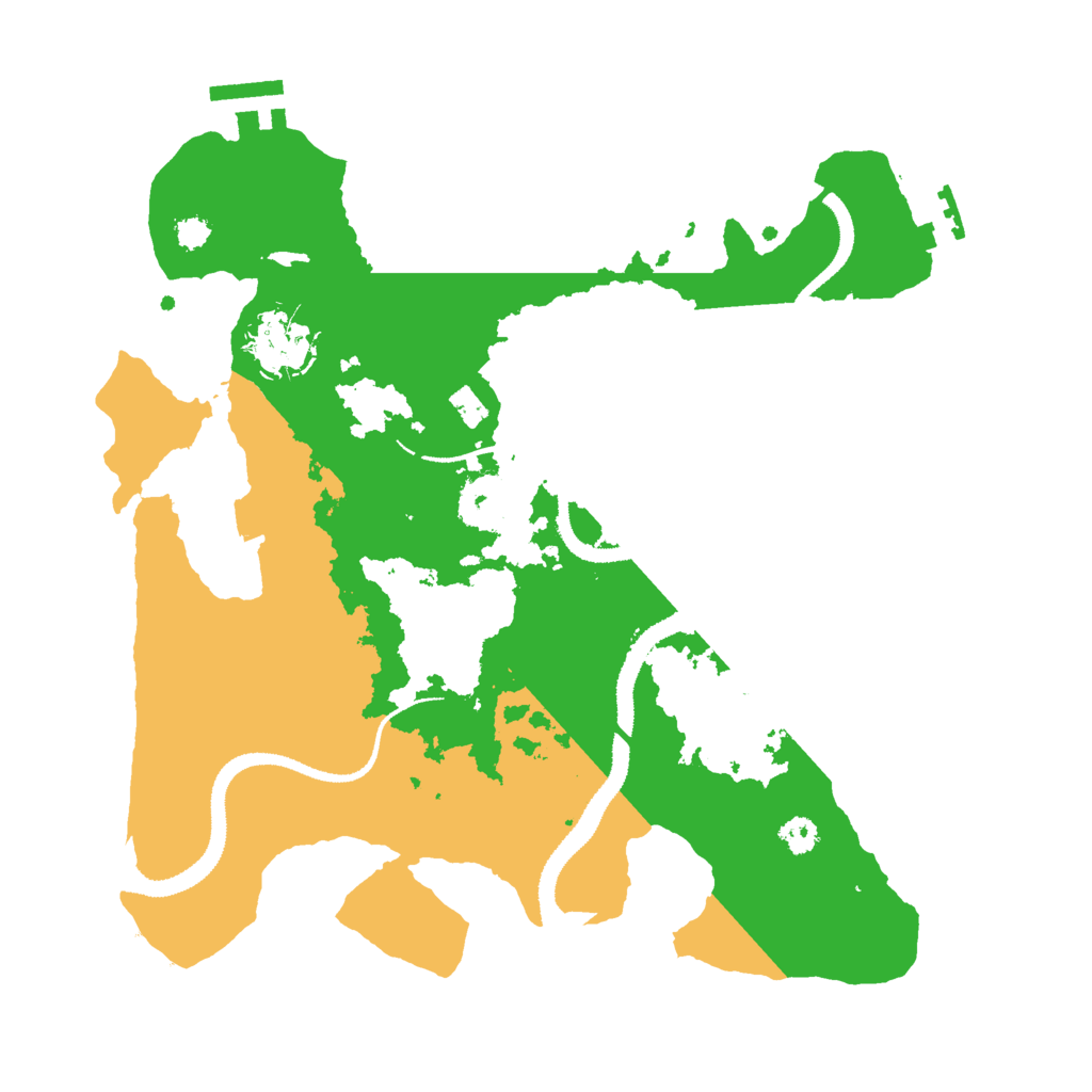 Biome Rust Map: Procedural Map, Size: 3000, Seed: 1840761985