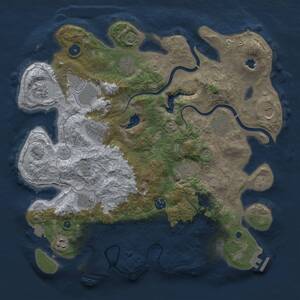 Thumbnail Rust Map: Procedural Map, Size: 4000, Seed: 4564733, 17 Monuments