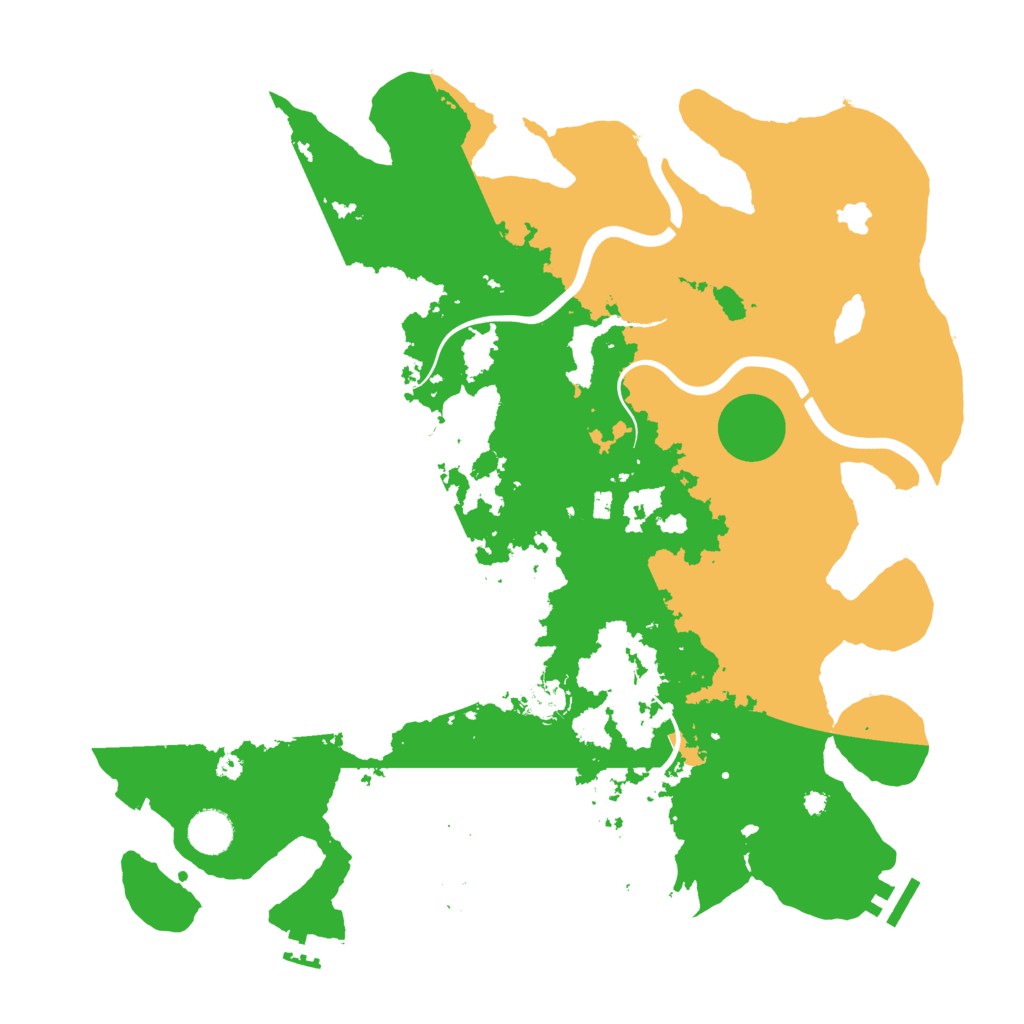 Biome Rust Map: Procedural Map, Size: 4000, Seed: 4564733