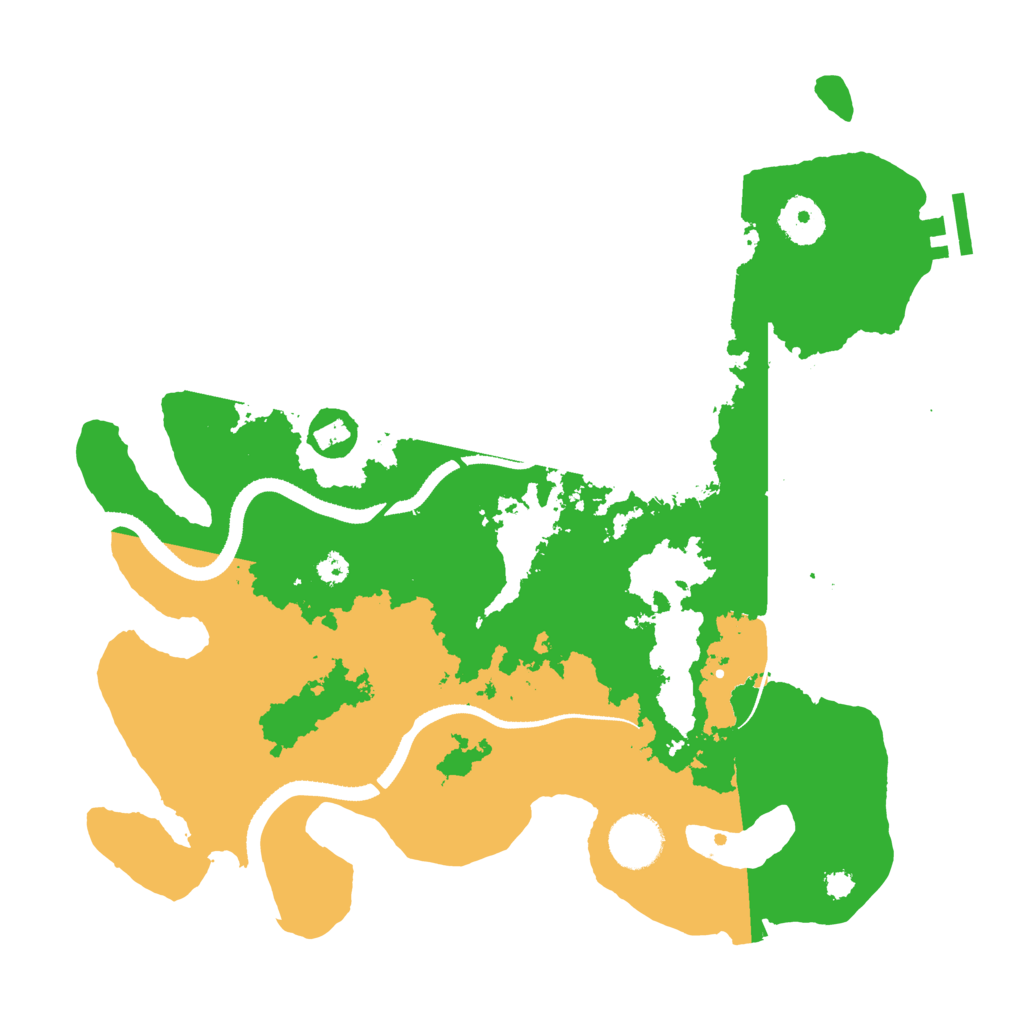 Biome Rust Map: Procedural Map, Size: 3333, Seed: 24042026