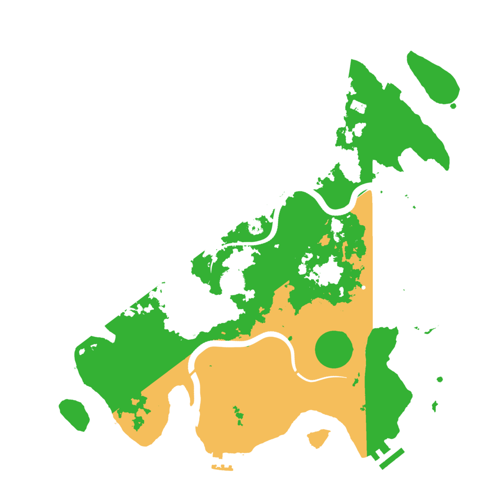 Biome Rust Map: Procedural Map, Size: 3500, Seed: 1684990276