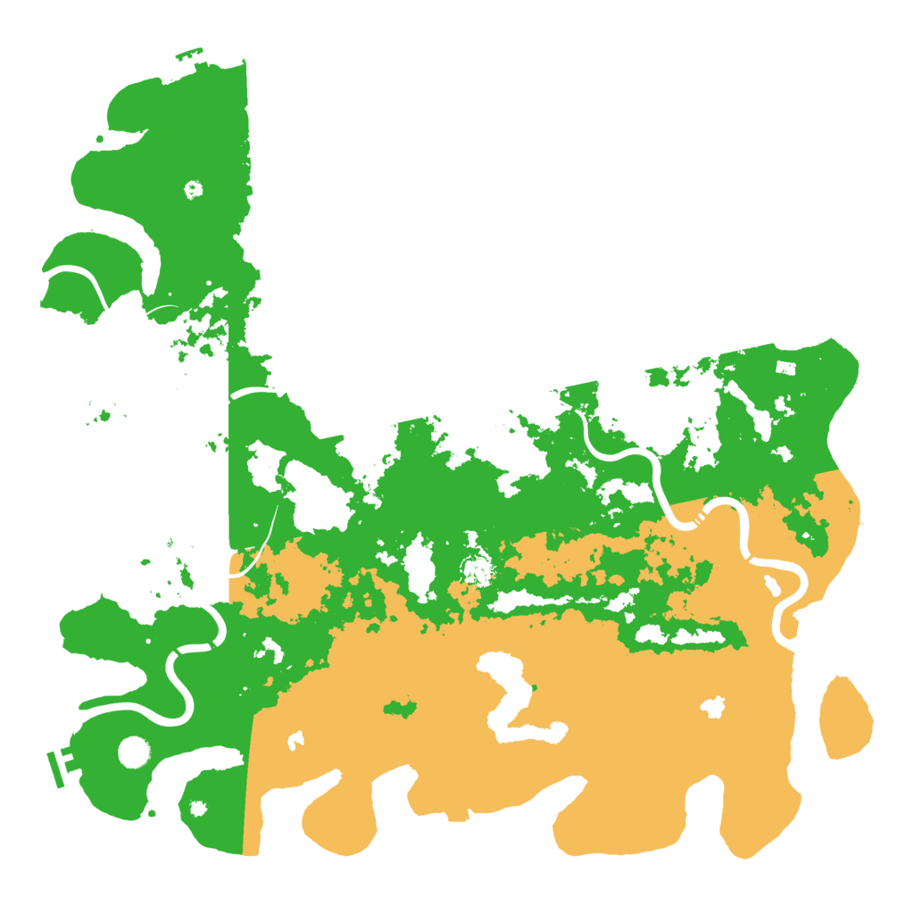 Biome Rust Map: Procedural Map, Size: 5000, Seed: 20260427