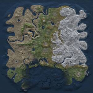 Thumbnail Rust Map: Procedural Map, Size: 4800, Seed: 819691183, 17 Monuments
