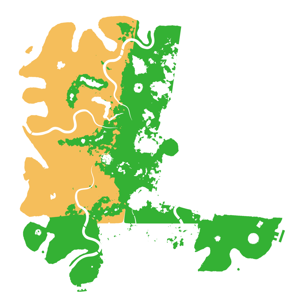Biome Rust Map: Procedural Map, Size: 4800, Seed: 819691183
