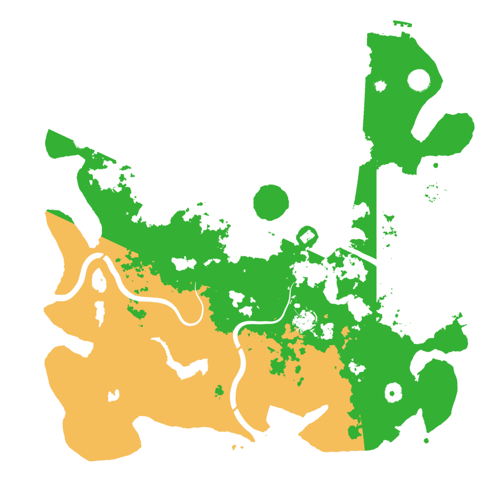Biome Rust Map: Procedural Map, Size: 4000, Seed: 3100352