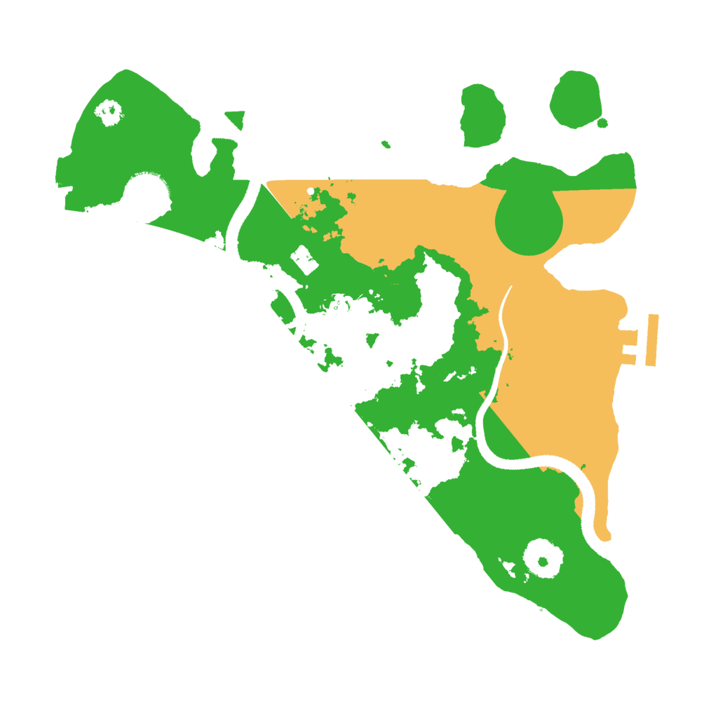 Biome Rust Map: Procedural Map, Size: 2800, Seed: 190157431