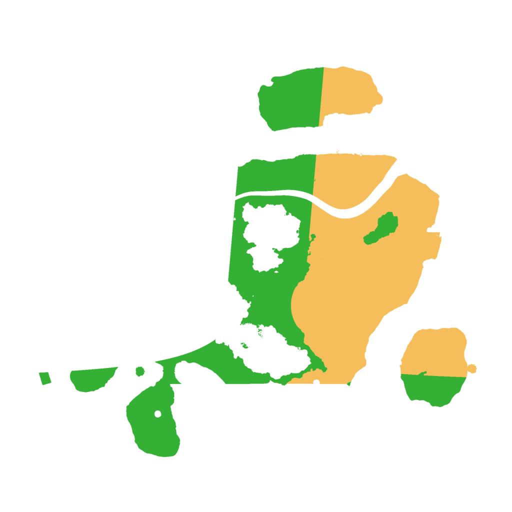Biome Rust Map: Procedural Map, Size: 2200, Seed: 417176326
