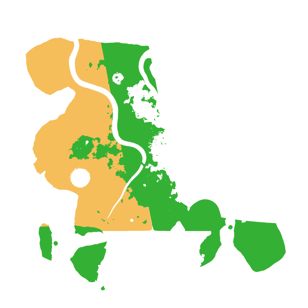 Biome Rust Map: Procedural Map, Size: 2800, Seed: 130848556