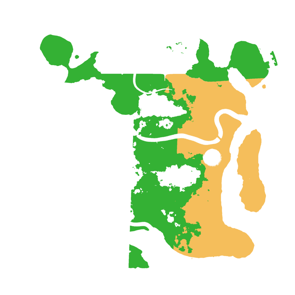 Biome Rust Map: Procedural Map, Size: 3000, Seed: 381910196