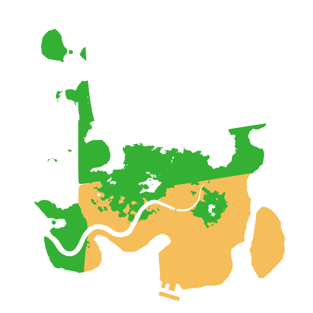 Biome Rust Map: Procedural Map, Size: 3000, Seed: 435118948