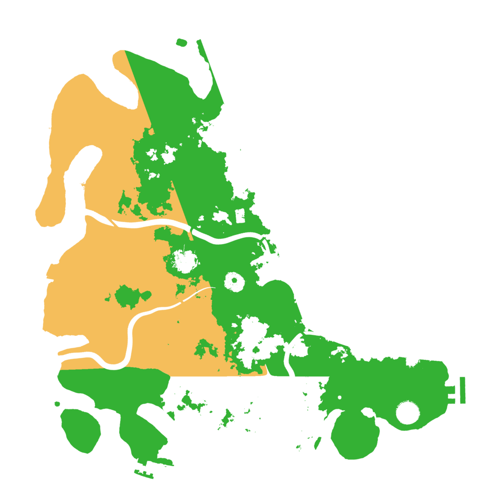 Biome Rust Map: Procedural Map, Size: 3800, Seed: 1356