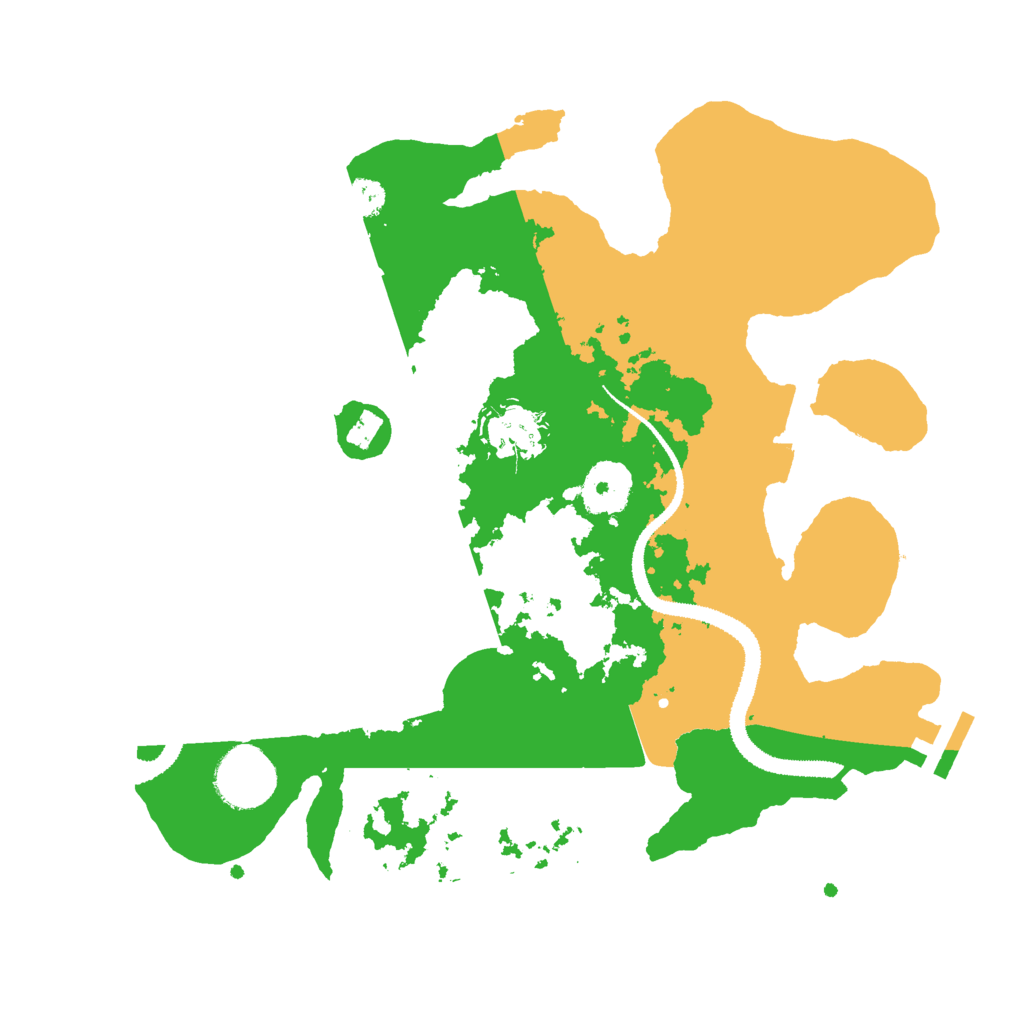 Biome Rust Map: Procedural Map, Size: 3000, Seed: 975964558