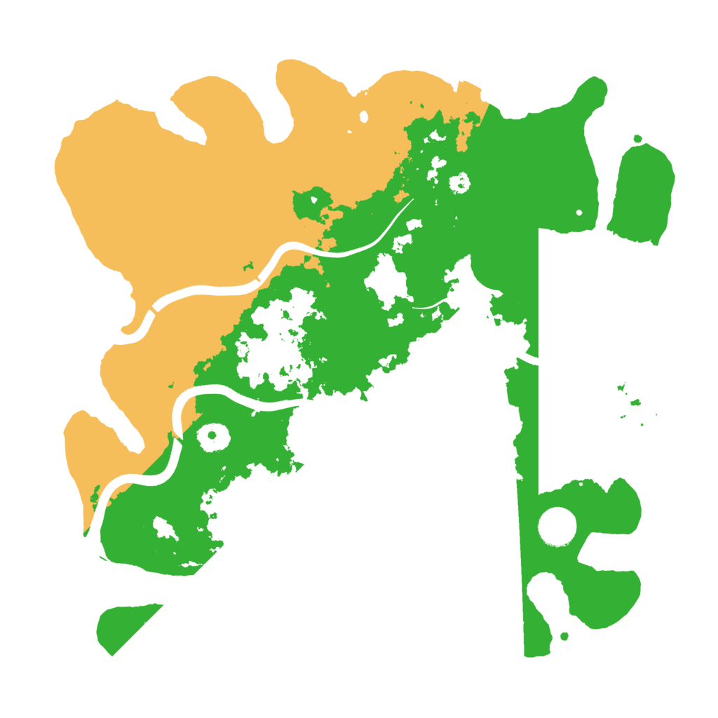 Biome Rust Map: Procedural Map, Size: 3500, Seed: 963131516