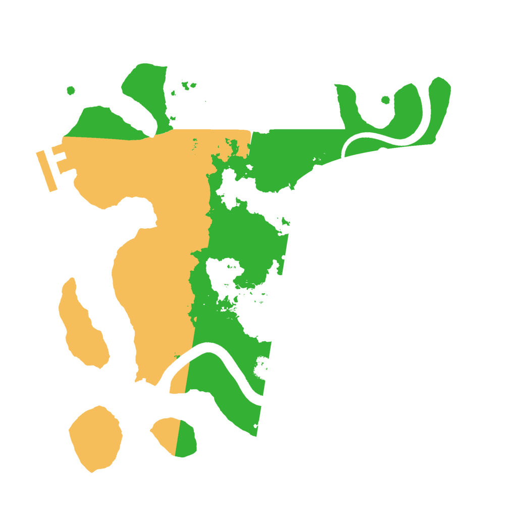 Biome Rust Map: Procedural Map, Size: 2500, Seed: 27042026