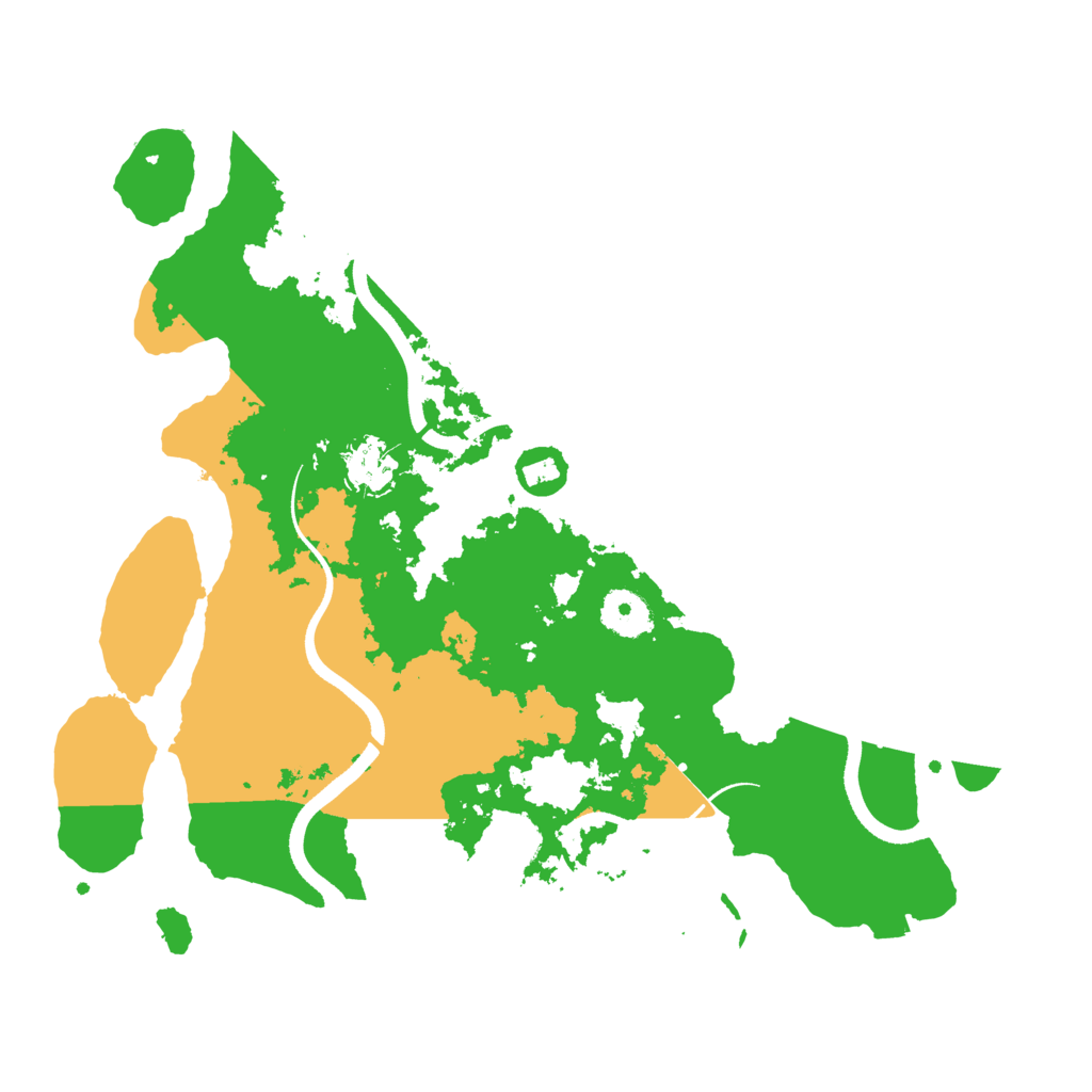 Biome Rust Map: Procedural Map, Size: 3500, Seed: 395248
