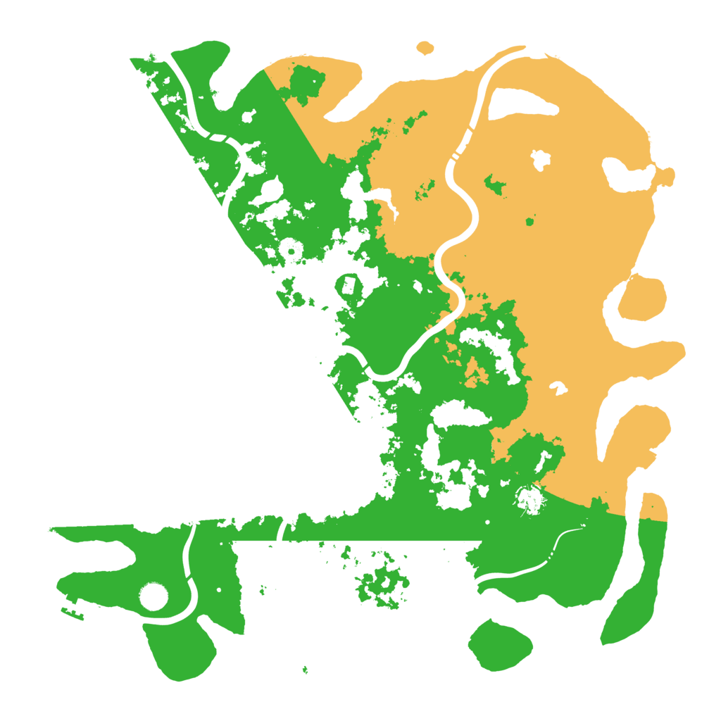 Biome Rust Map: Procedural Map, Size: 4500, Seed: 939765441